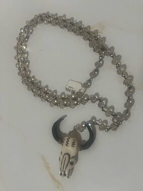 Crystal bead necklace